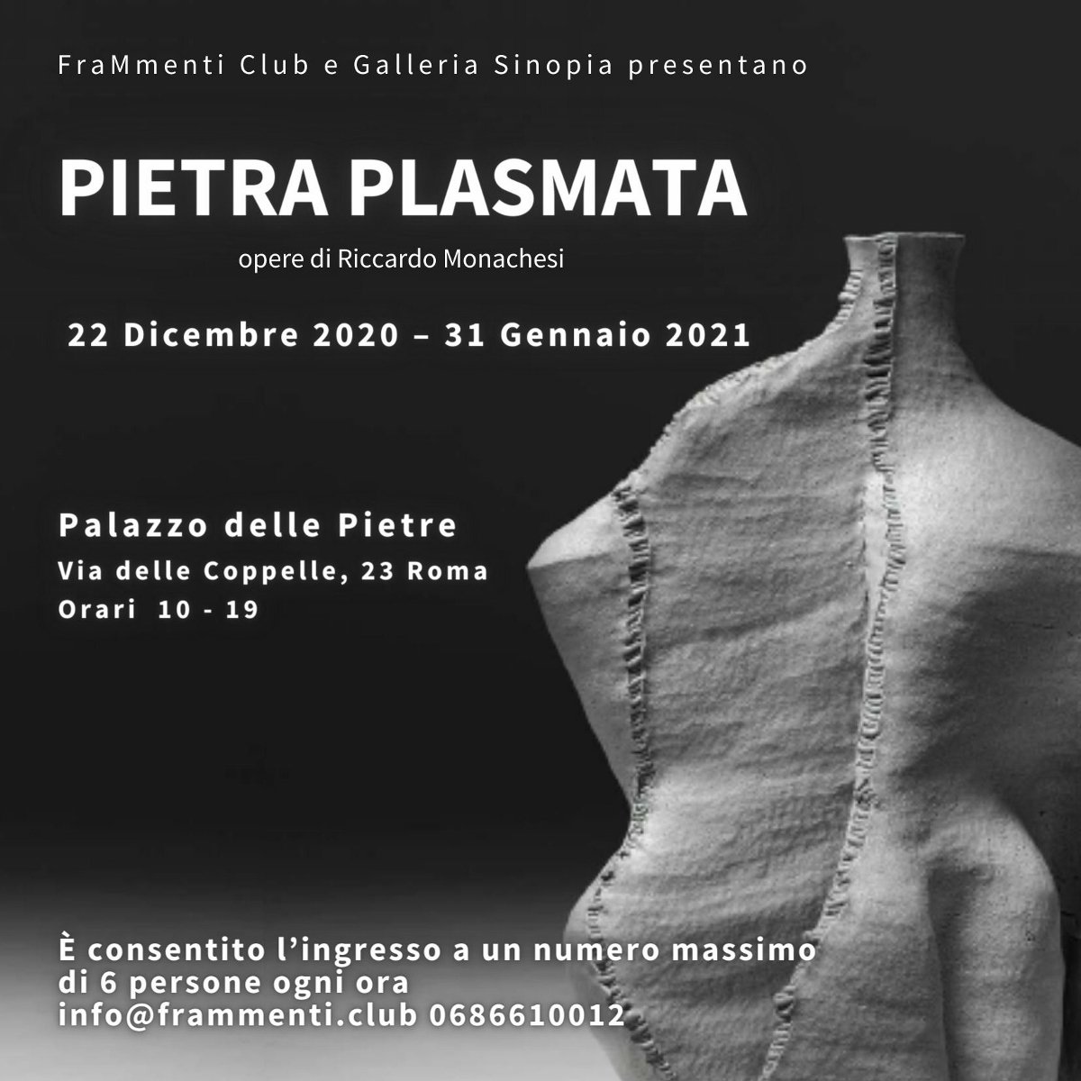 Riccardo Monachesi – Pietra plasmata